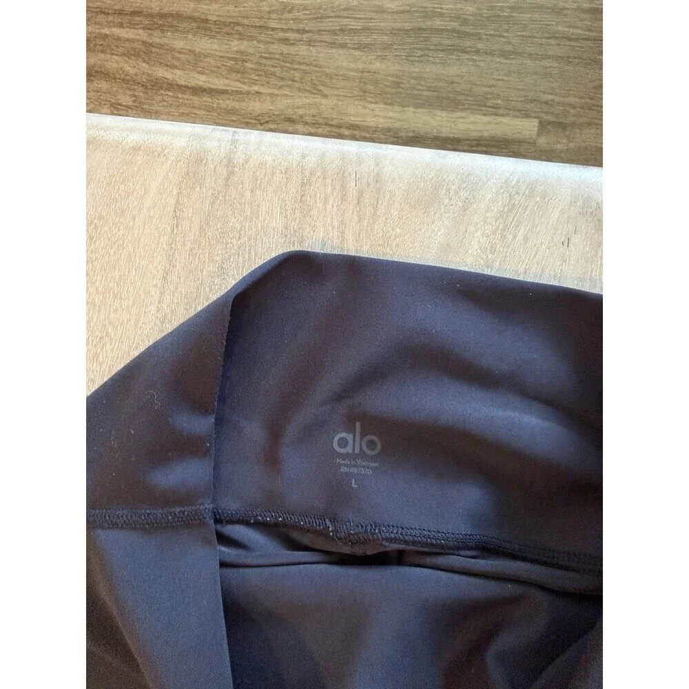 Alo Yoga High-Waist Airlift Legging in Black Full Length Size Large